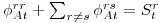 \phi^{rr}_{At} + \sum_{r \neq s}\phi^{rs}_{At} = S^r_t