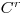 C^r