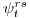 \psi^{rs}_t