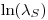 \ln(\lambda_S)